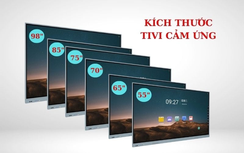 giá tivi màn hình cảm ứng