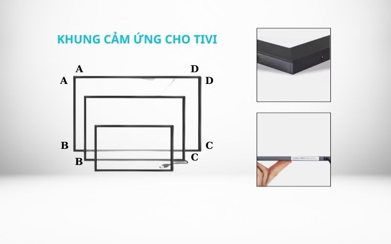 khung cảm ứng cho tivi