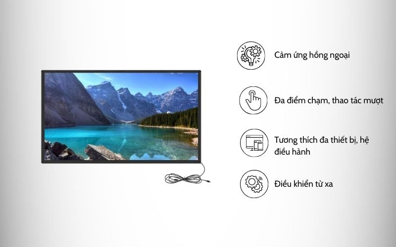 khung cảm ứng phòng họp văn phòng