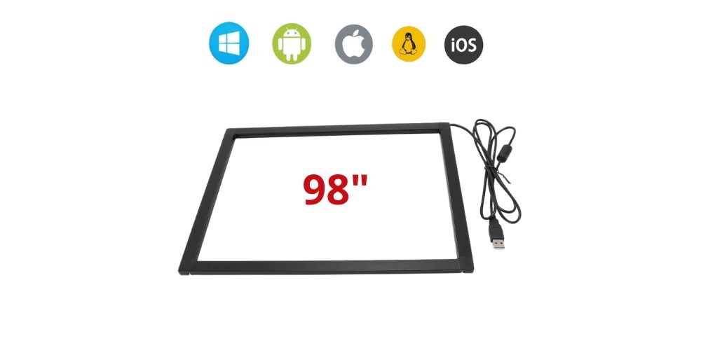 khung cảm ứng tivi 98 inch