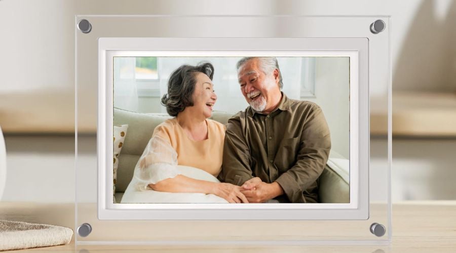 Khung ảnh kỹ thuật số Aura Carver Luxe