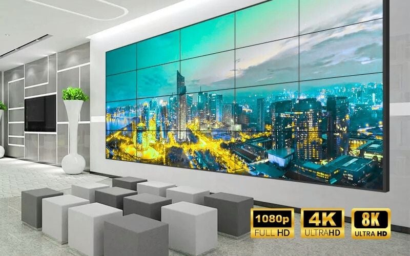 Ưu điểm của màn hình ghép quảng cáo