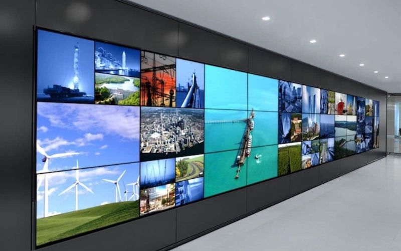 màn hình lcd quảng cáo ghép