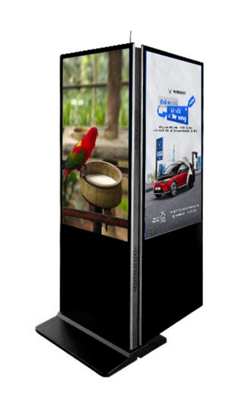 Màn hình chân đứng 2 màn hình 43DoubleAd Black