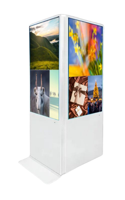 Màn hình quảng cáo LCD chân đứng 43DoubleAd White