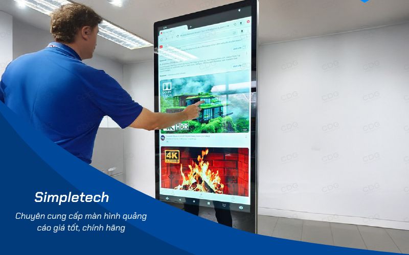 Màn hình quảng cáo cảm ứng