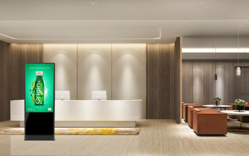 màn hình quảng cáo chân đứng 43 inch