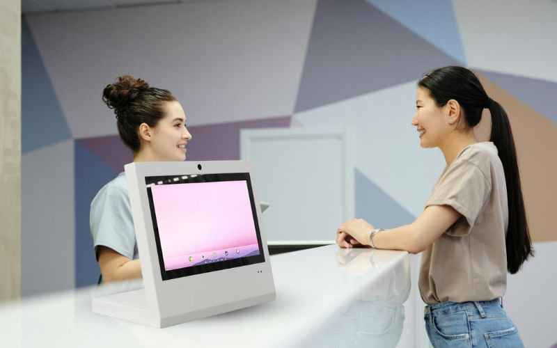 màn hình quảng cáo lcd để bàn 17 inch