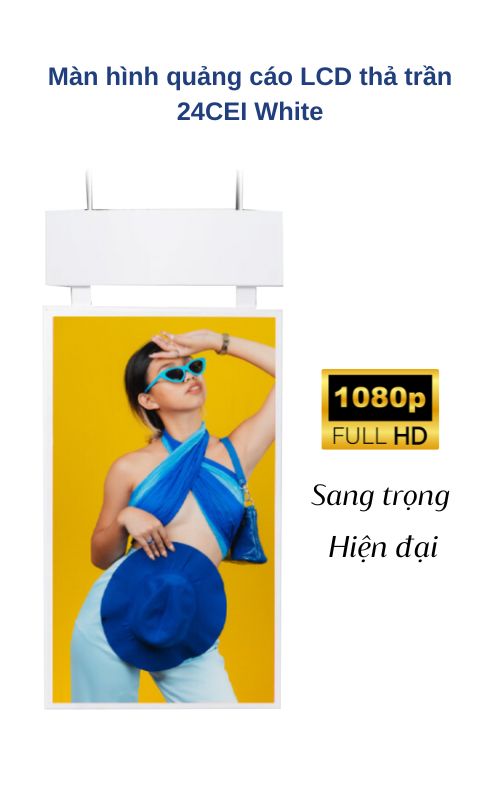 Màn hình quảng cáo treo trần 27 inch 27CEI White