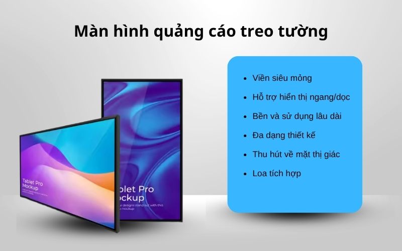 màn hình quảng cáo treo tường