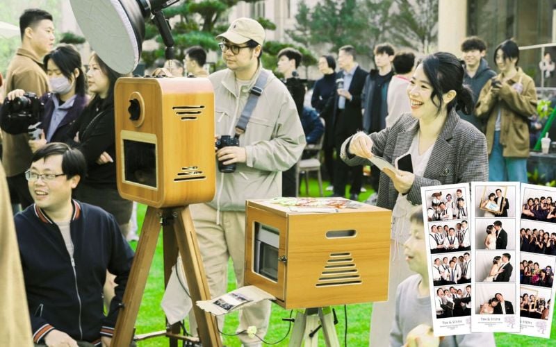 Photobooth cổ điển tại sự kiện