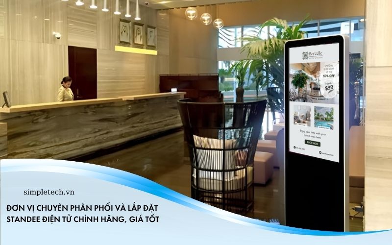 Dự án digital standee cho khách sạn