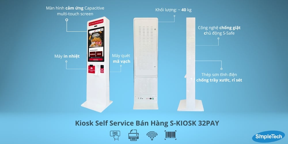 kiosk tự order thông minh