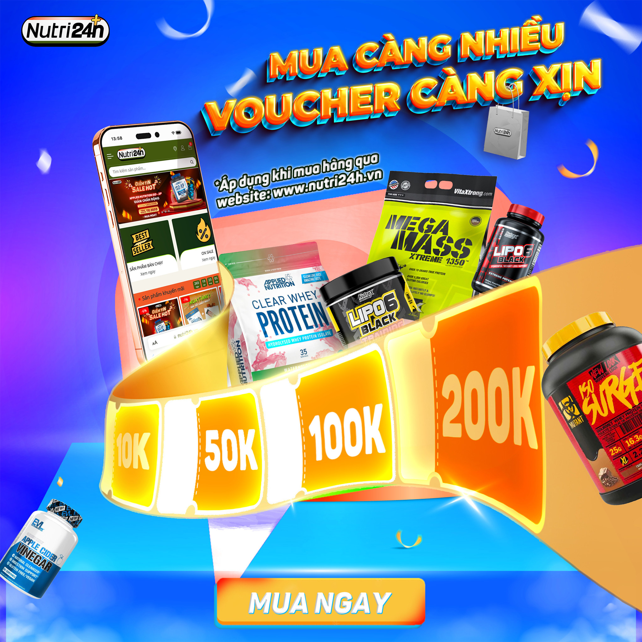 [ƯU ĐÃI] MUA CÀNG NHIỀU - VOUCHER CÀNG XỊN