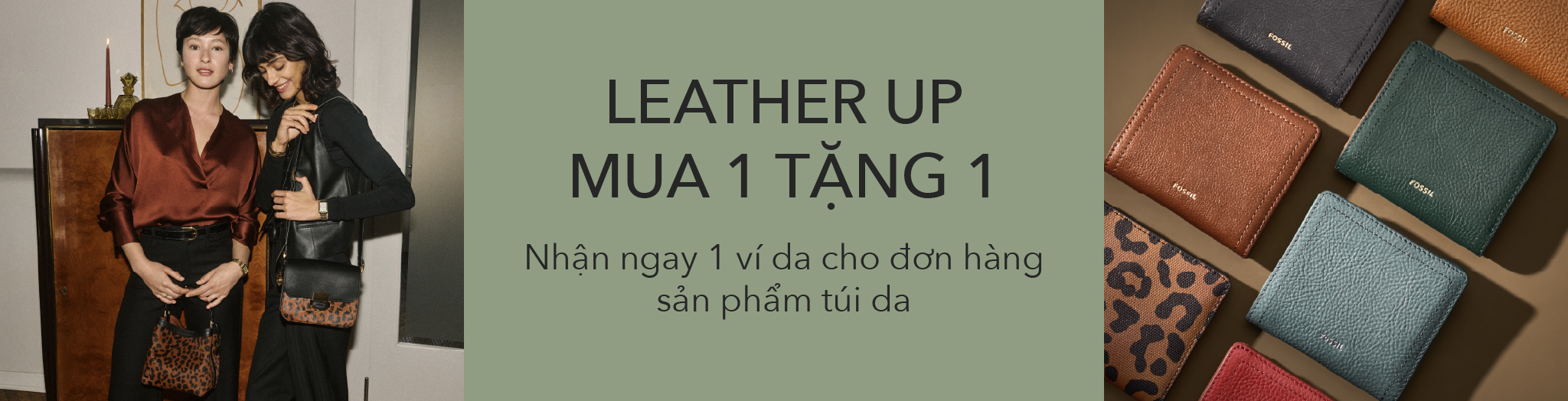 Đồ da Fossil BOGO