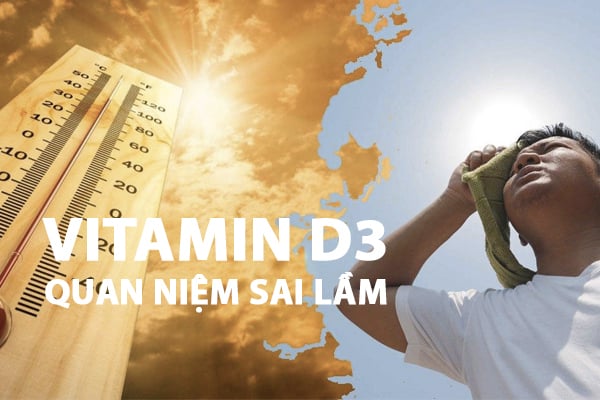 Tắm nắng không giúp tổng hợp đủ Vitamin D3