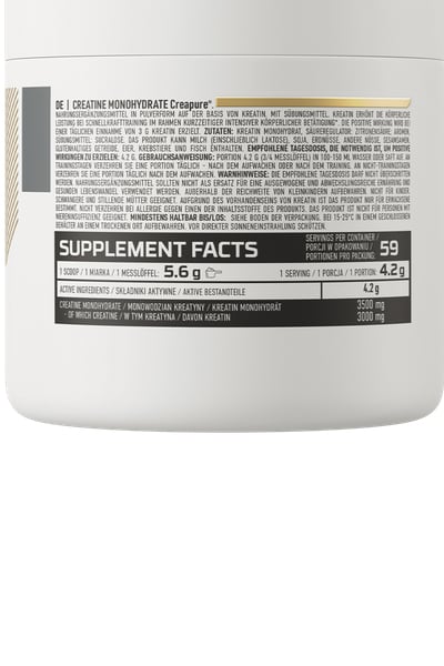 Creatine Monohydrate Creapure Unflavored