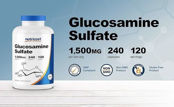 Nutricost Glucosamine Sulfate 240 Viên