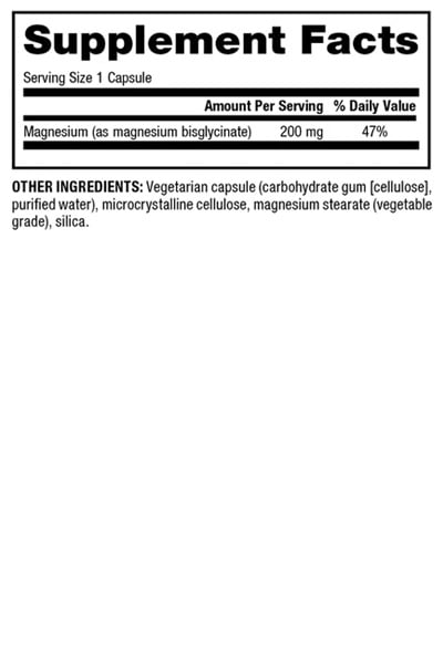 Webber Naturals Magnesium Bisglycinate