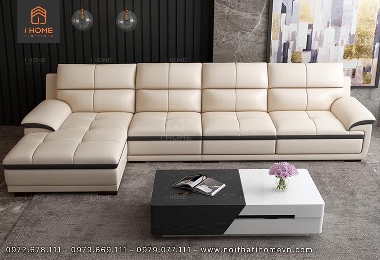 Ghế sofa da Hàn Quốc góc L SF 5046