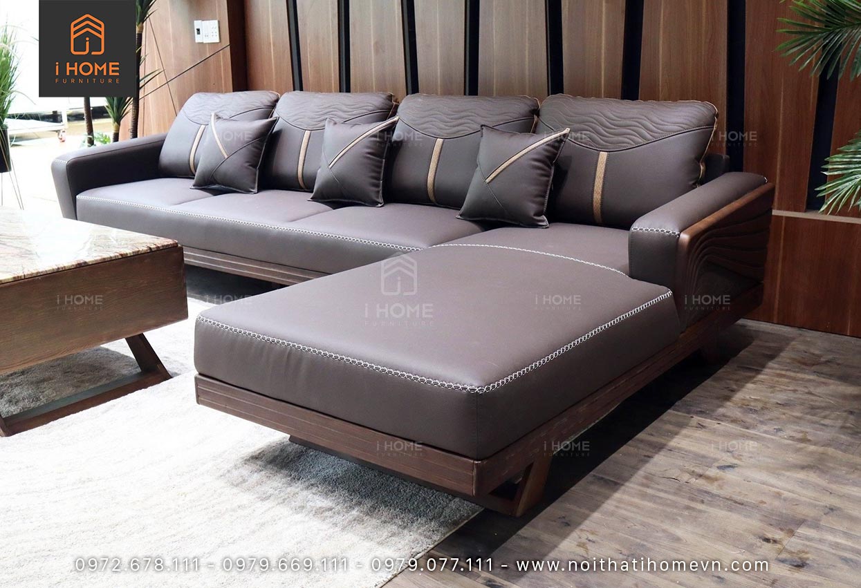 Ghế sofa gỗ nệm phòng khách SF 5044
