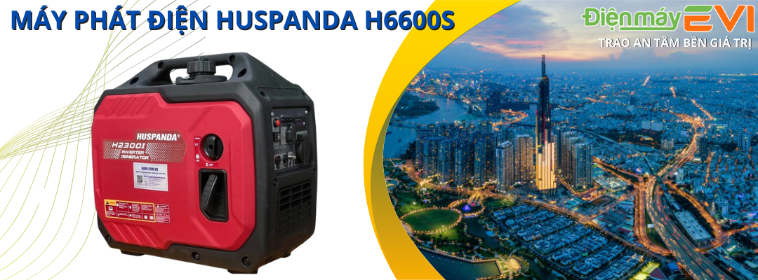 Máy phát điện Huspanda H2300I - Sự mạnh mẽ của công nghệ hiện đại !
