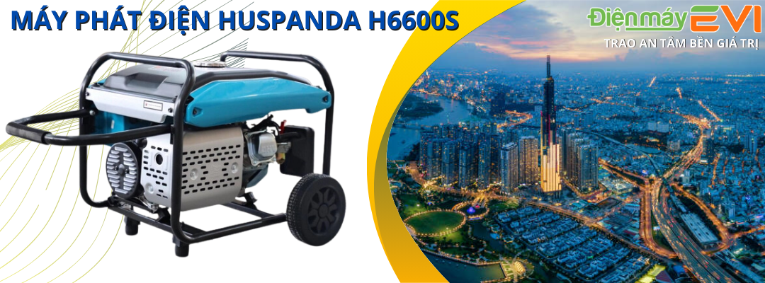 Máy phát điện Huspanda H6600S - Sự nâng cấp toàn điện trong năm 2024 !