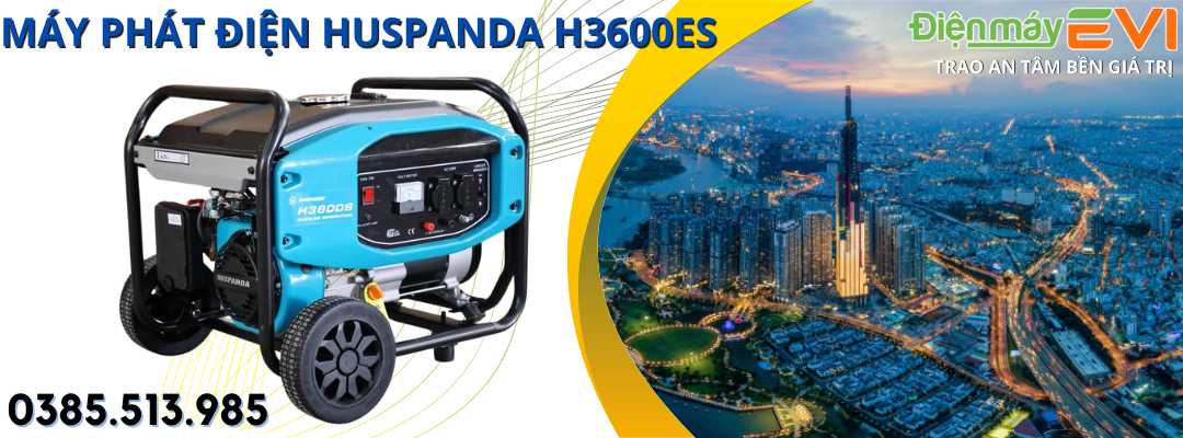 Máy phát điện Huspanda H3600ES - Tiết kiệm năng lượng nhất 2024 !