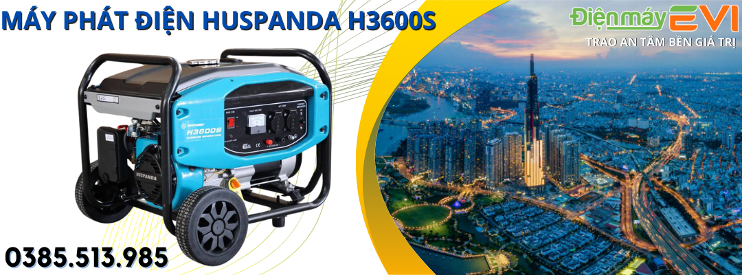 Máy phát điện Huspanda H3600S - Sự tiện lợi của công nghệ !