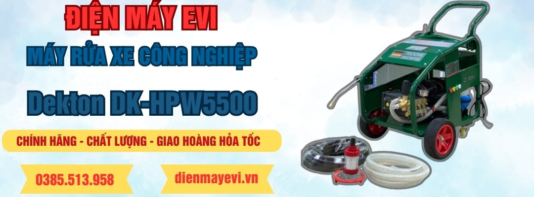 Review máy rửa xe công nghiệp Dekton DK-HPW5500