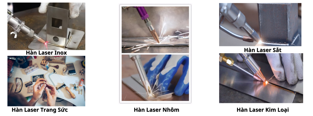 Máy Hàn Laser trong Gia Công Các Vật Liệu Inox và Nhôm
