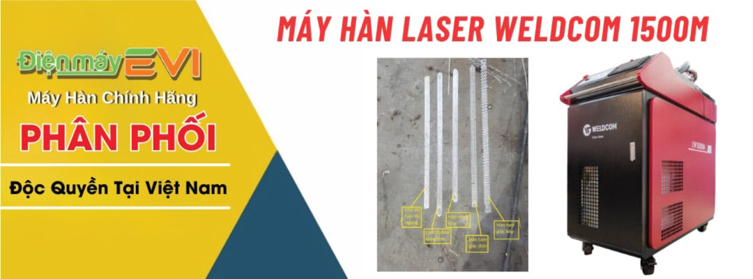 Máy Hàn Laser Weldcom LW1500M Nhanh Gấp 5-10 Lần So Với Hàn TIG