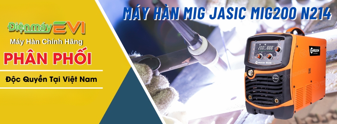 Máy Hàn MIG Jasic MIG200 N214 - Hiệu Suất Cao - Dễ Dùng