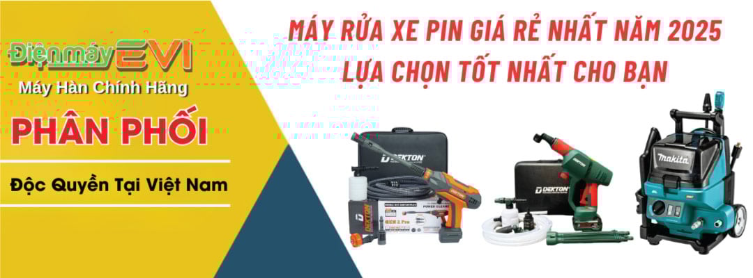Máy Rửa Xe Pin Giá Rẻ Nhất Năm 2025 - Lựa Chọn Tốt Nhất Cho Bạn
