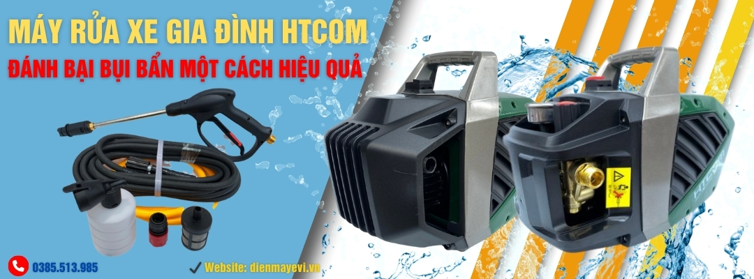 Đánh bại bụi bẩn một cách hiệu quả và thuận tiện với máy rửa xe gia đình HTCOM