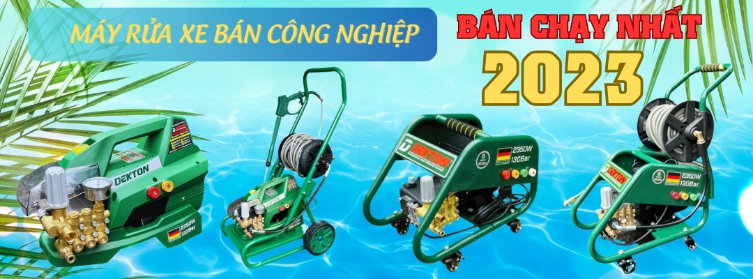 Tổng quan máy rửa xe bán công nghiệp - Điện Máy EVI