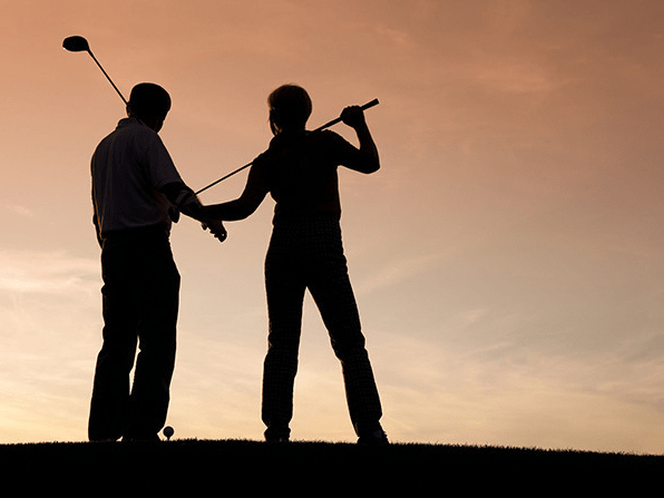 Bài tập đánh golf không cần thảm hoặc lưới