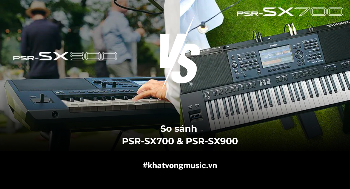 So sánh Organ Yamaha PSR-SX700 và PSR-SX900
