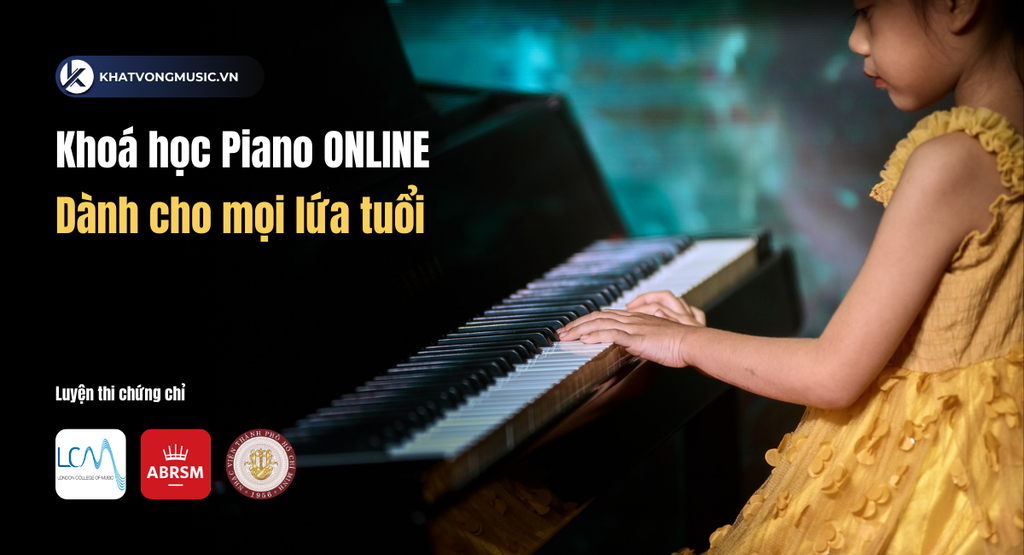 Khóa học piano online 1 kèm 1