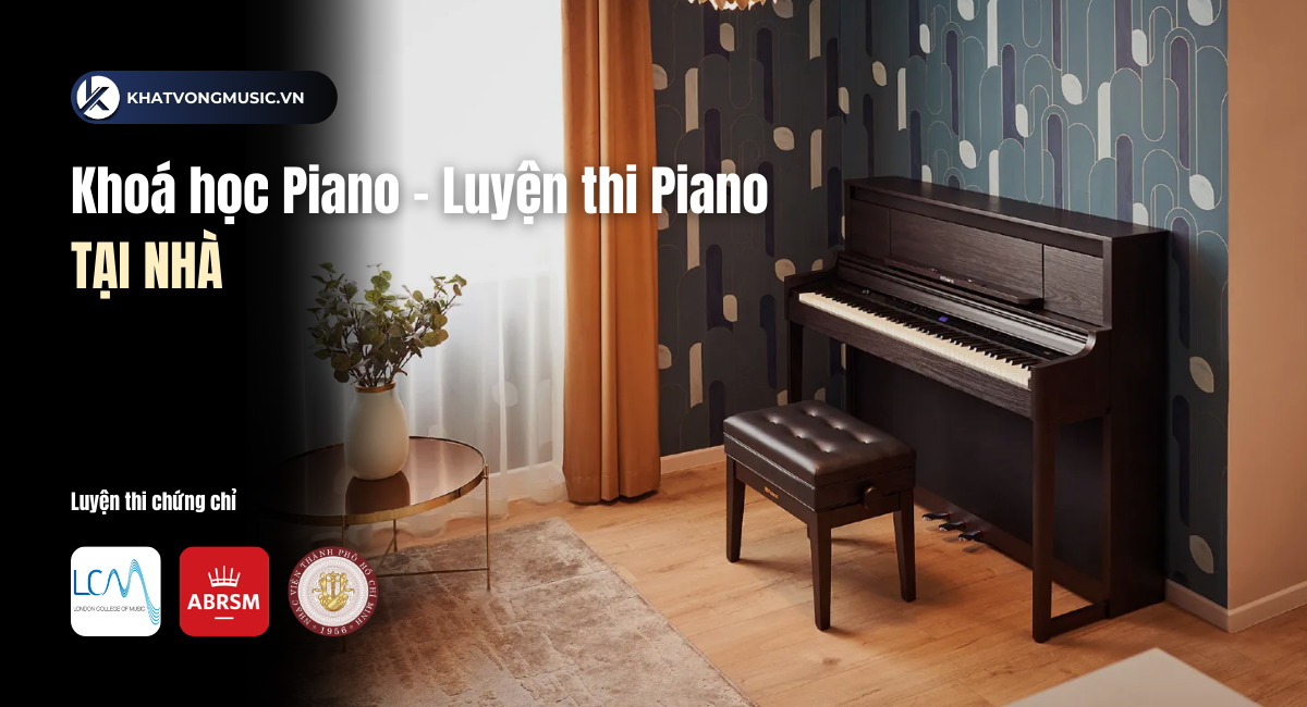 Gia sư piano tại nhà - Luyện thi piano quận Thủ Đức
