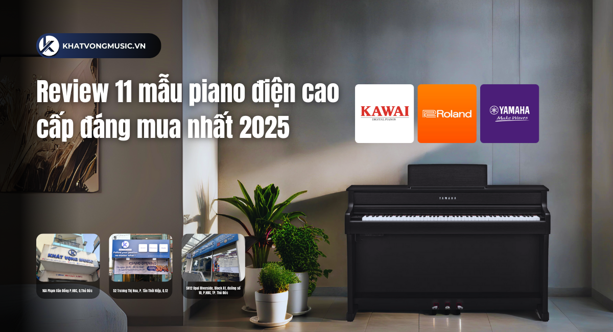 Review 11 mẫu piano điện cao cấp đáng mua nhất 2025