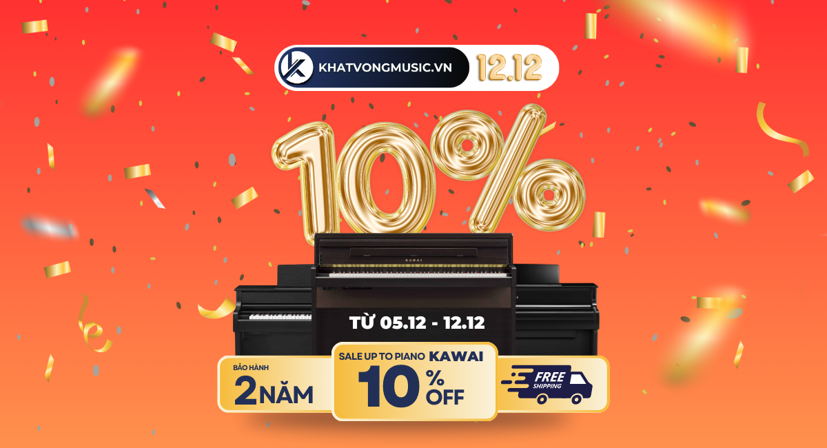 MEGA SALE 12 - Săn Deal Lả Lướt Ưu đãi piano điện Kawai lên đến 10% - 20%