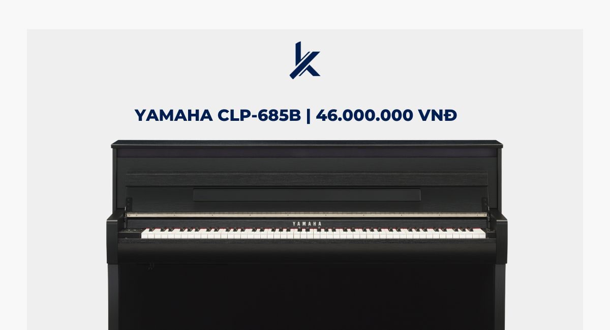 Đàn piano điện Yamaha CLP-685B | hàng trưng bày khuyến mãi 1.999.999đ