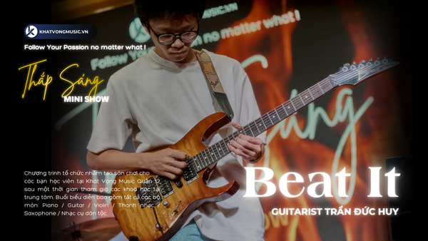 khoá học đàn guitar điện TPHCM | Beat It - Đức Huy Guitarist