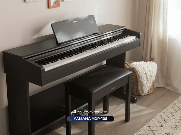 Cây đàn piano Yamaha YDP-105 mới dành cho tân binh với giá cực hấp dẫn