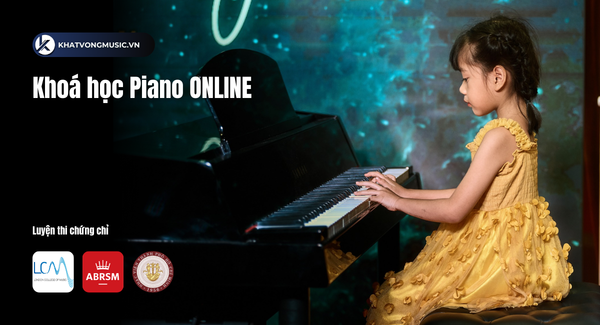 Khoá học piano online 1 kèm 1