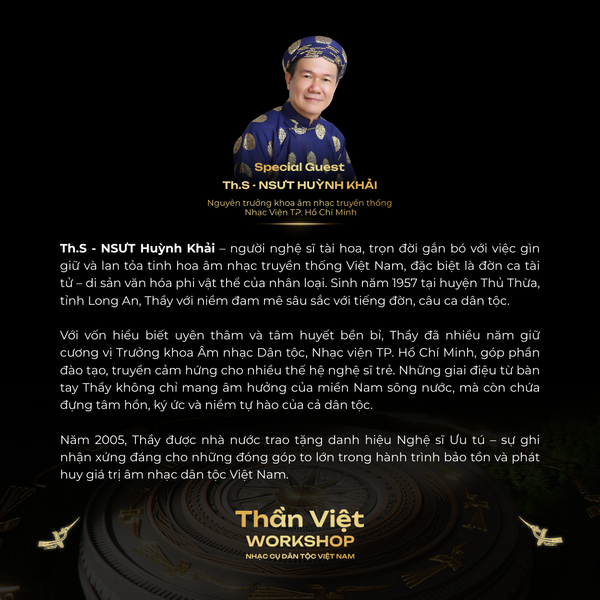 Workshop nhạc cụ dân tộc