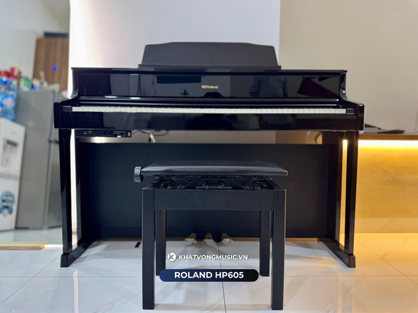 Roland HP605 PE bàn giao piano điện quận 2