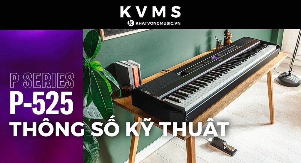 Tổng quan Yamaha P-525 - Thông số kỹ thuật