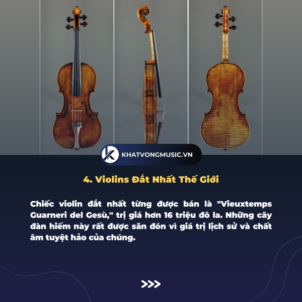 10 điều thú vị về violin